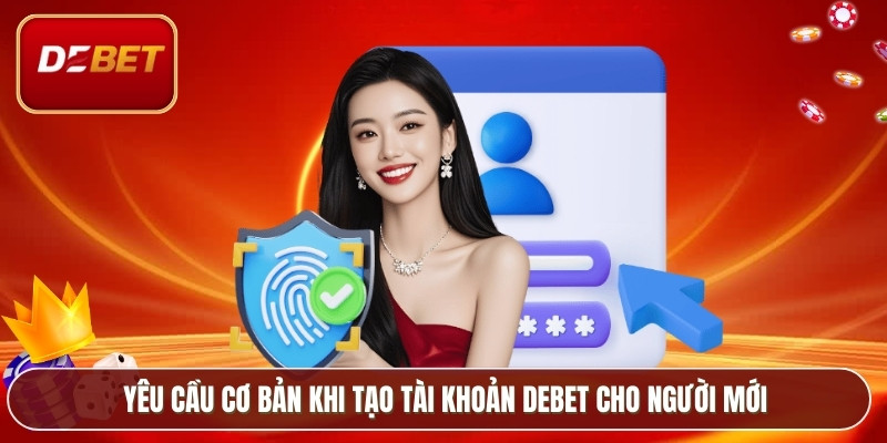 Yêu cầu cơ bản khi tạo tài khoản Debet cho người mới